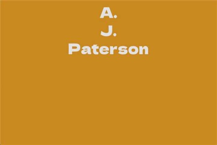A. J. Paterson