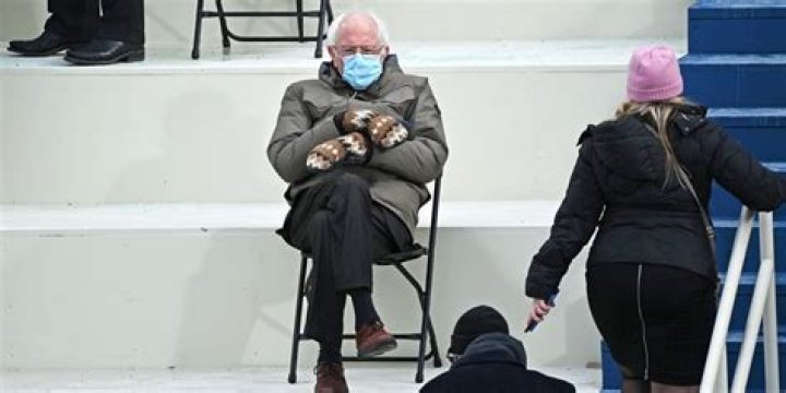 Bernie Sanders Reveals He’s ‘Seen’ The Inauguration Mitten Memes: I Was Just ‘Trying To Keep Warm’
