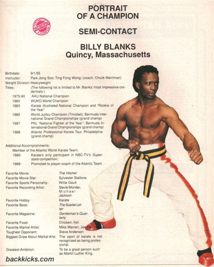 Billy Blanks - Bio, Age, Wiki, Facts and Family