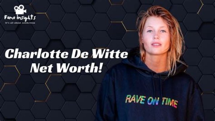 Charlotte de Witte - Bio, Age, Wiki, Facts and Family
