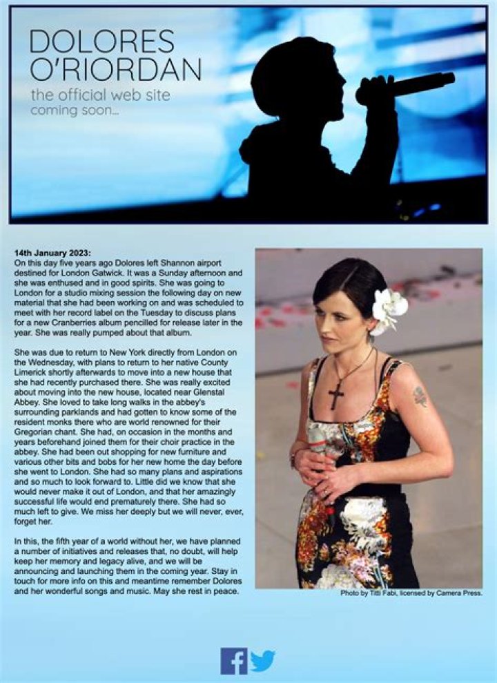 Dolores O’Riordan’s Battle With ‘Dreadful’ Depression Before Death: Suicide Attempt & More