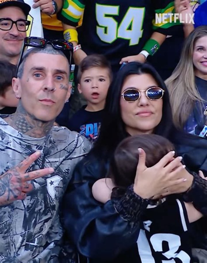 Kourtney Kardashian & Travis Barker Bring Their Kids To Nights Of The Jack For Halloween Outing