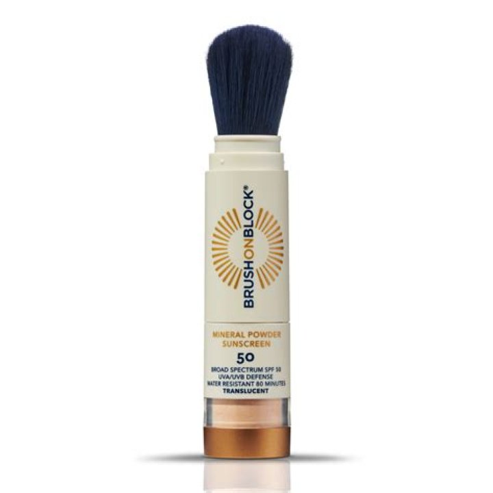 Powder Sunscreen Brush: Shop – Hollywood Life