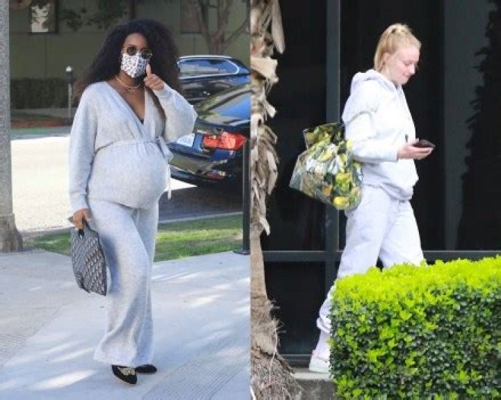 Pregnant Celebrity Moms Out In Sweats: See Pics Of Kelly Rowland, Sophie Turner, & 9 More