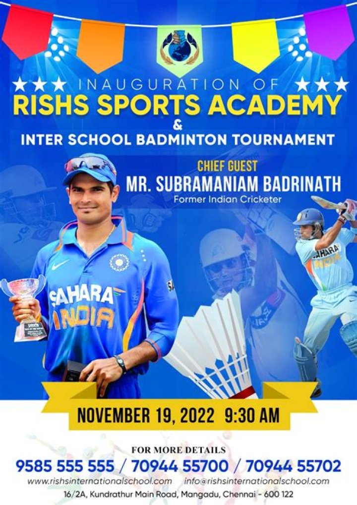 Subramaniam Badrinath - Bio, Age, Wiki, Facts and Family
